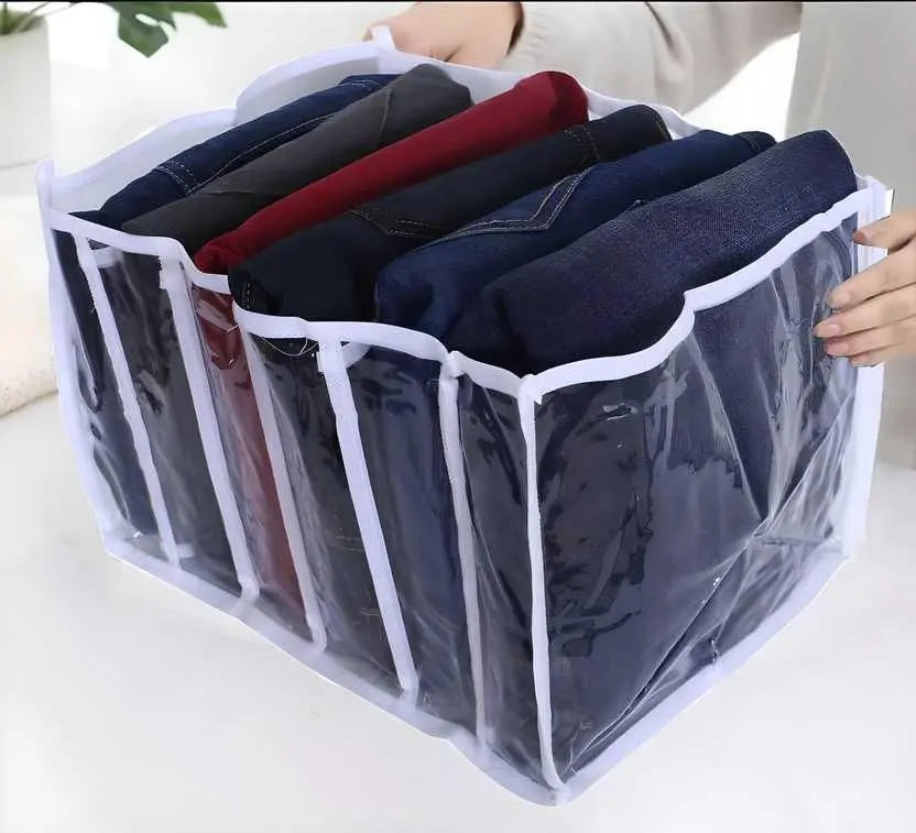 6 Grids Folding Clothes Organizer c5fu54-ny