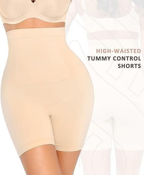 BD 4-in-1 Shaper - Quick Slim Shape Wear Tummy, Back, Thighs, Hips - Black/Efffective Seamless Tummy Tucker c5fu54-ny