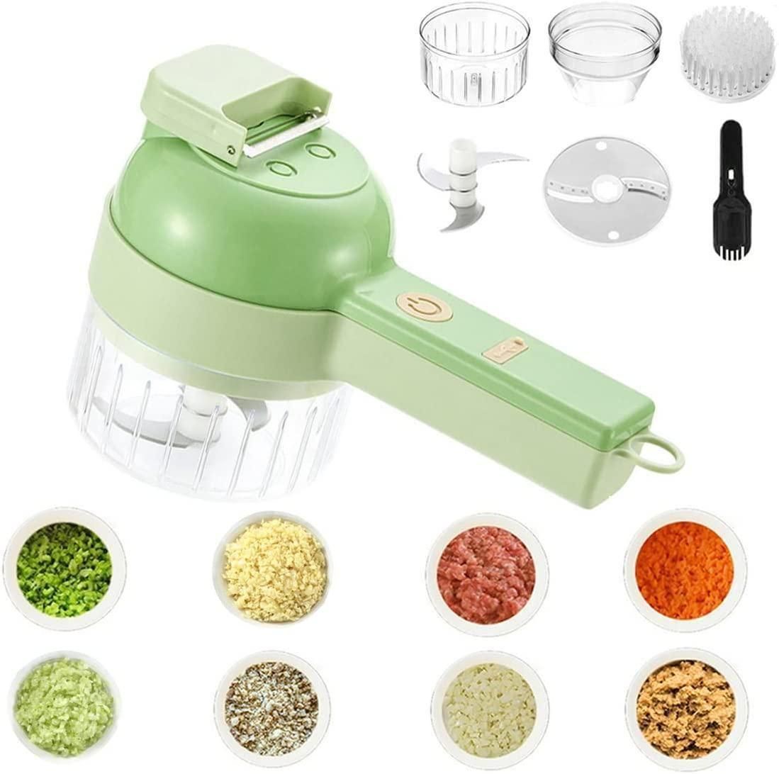 4 in 1 Portable Electric Vegetable Cutter Set c5fu54-ny