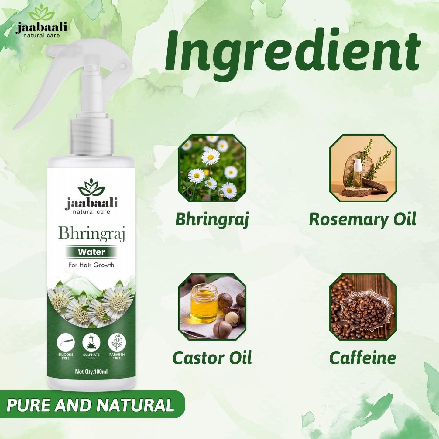 Bhringraj Water for Hair Growth 100ml c5fu54-ny