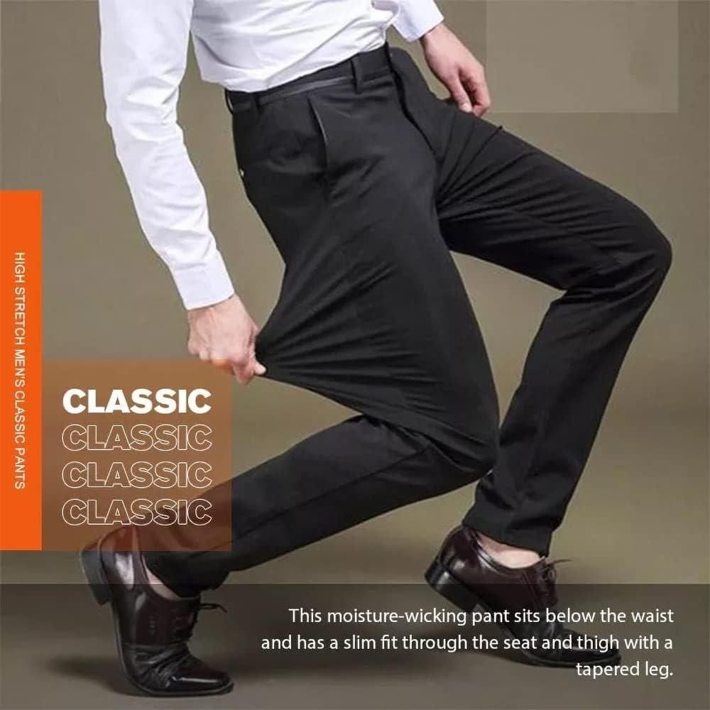 High Elasticity Men's Classic Pants (Pack of 3) c5fu54-ny