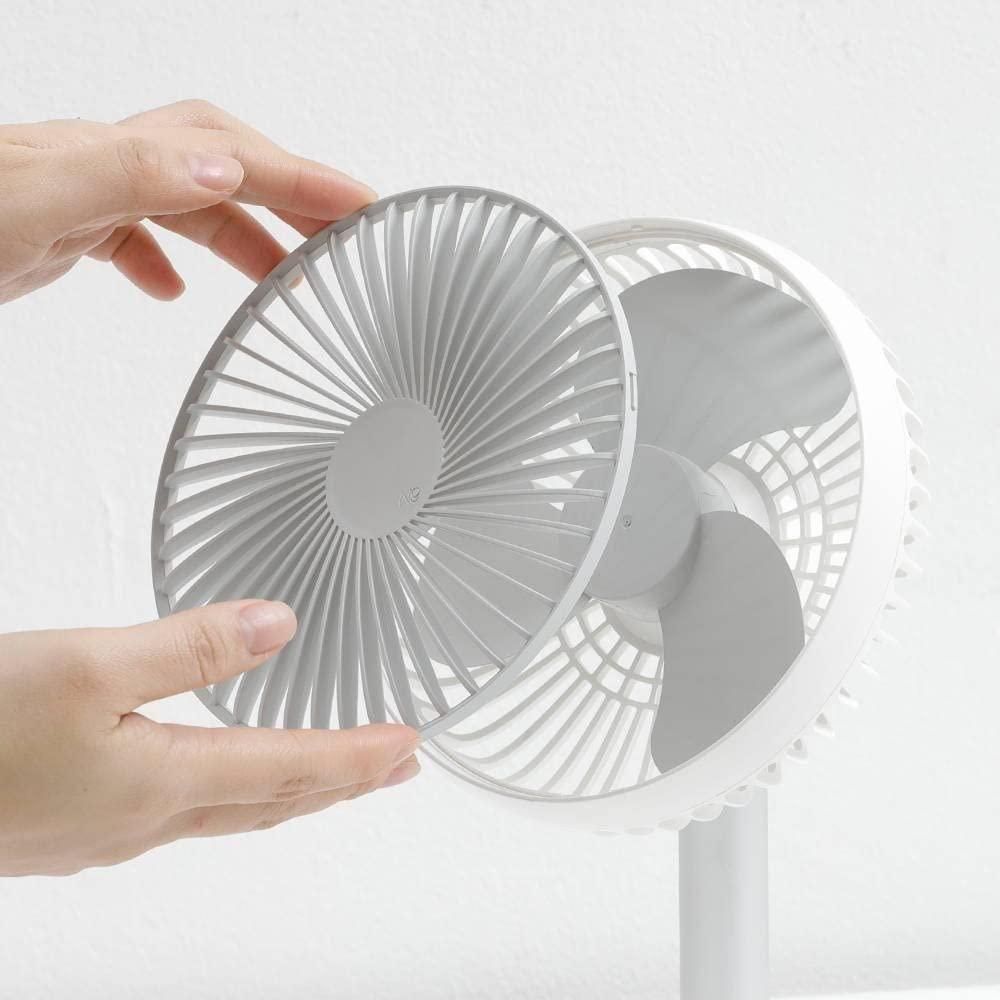 Adjustable Height Telescopic Rechargeable Standing Fan Rechargeable Pedestal Fan c5fu54-ny
