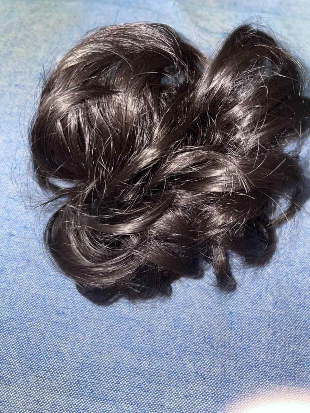 Elastic Artificial Hair Bun Brown & Black (Pack of 2) c5fu54-ny