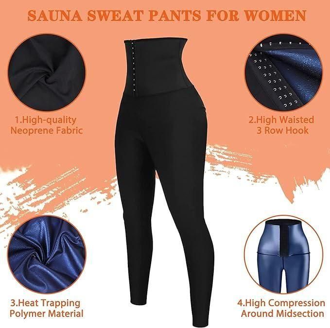 Steam Sauna Weight Loss Pants for Women Workout c5fu54-ny