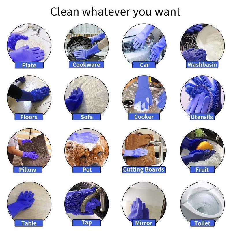 Cleaning Gloves - Magic Silicon Cleaning Gloves c5fu54-ny
