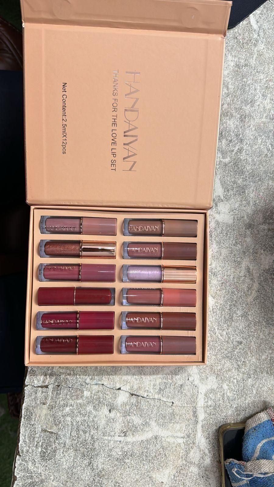 Velvet Matte Liquid Lipstick Set 12Pcs c5fu54-ny