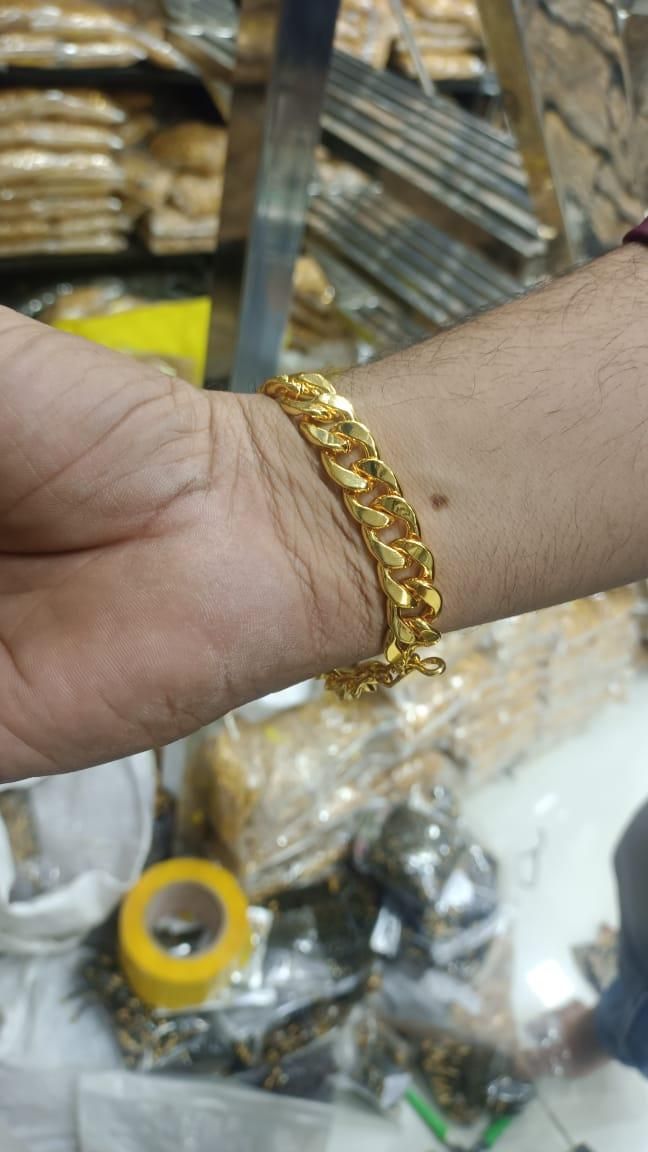 Gold Cuban Bracelet Men c5fu54-ny