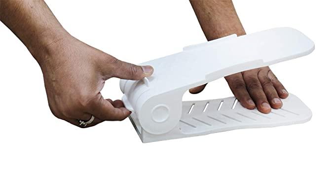 Shoe Rack-Space Savers Shoe Rack Cabinets Storage Plastic Adjustable Shoes Wardrobe Shoes Storage ( 1 Pcs) c5fu54-ny