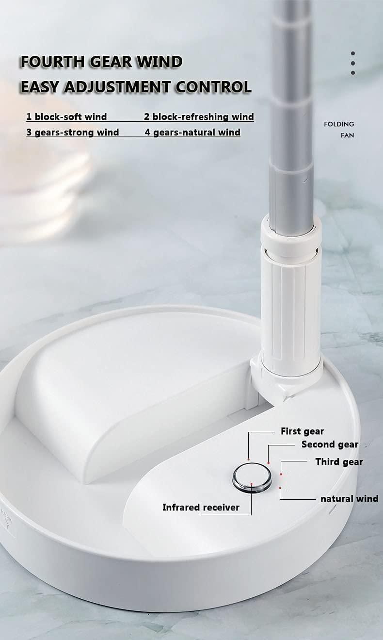 Adjustable Height Telescopic Rechargeable Standing Fan Rechargeable Pedestal Fan c5fu54-ny