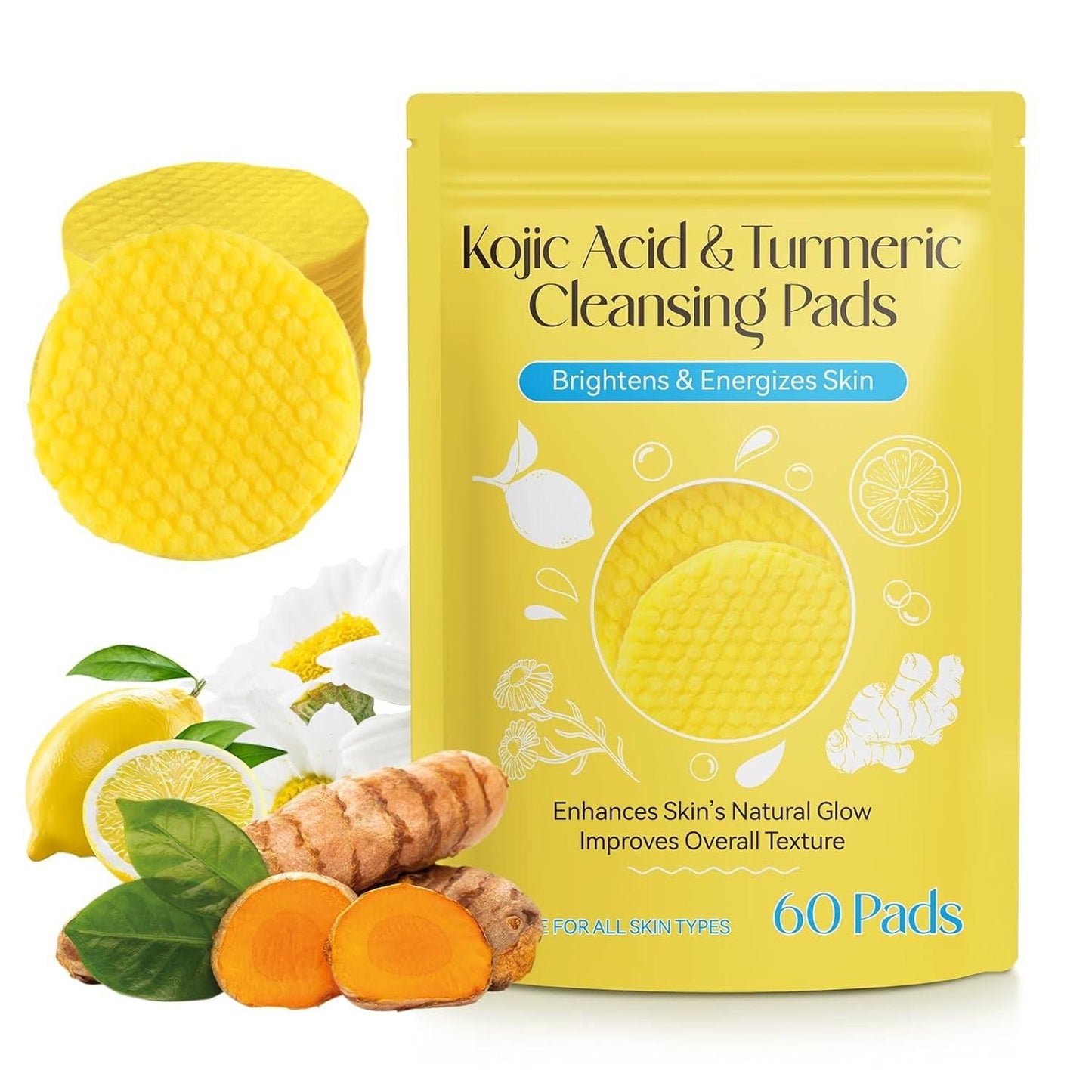 Turmeric Kojic Acid Cleansing Pads c5fu54-ny