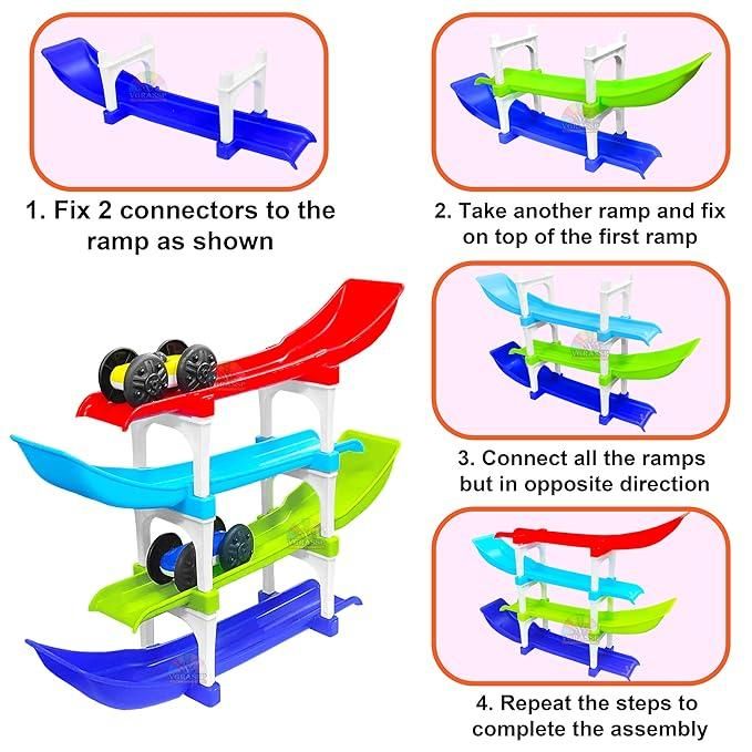 Ramp Racer , Multi level Ramp Racing Car Toy Set c5fu54-ny