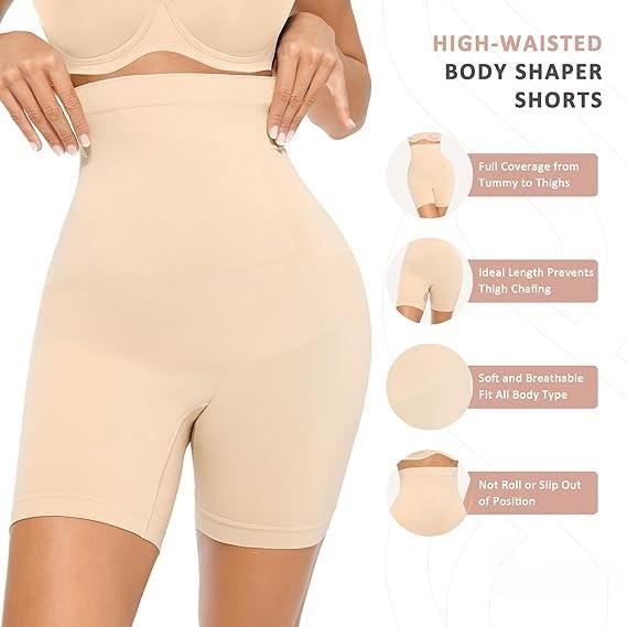 BD 4-in-1 Shaper - Quick Slim Shape Wear Tummy, Back, Thighs, Hips - Black/Efffective Seamless Tummy Tucker c5fu54-ny