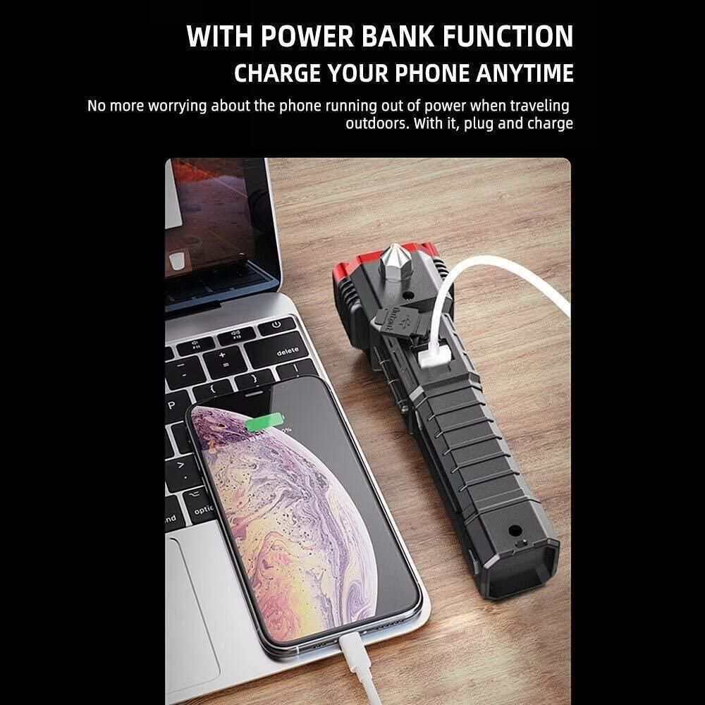 Portable Rechargeable Torch LED Flashlight c5fu54-ny