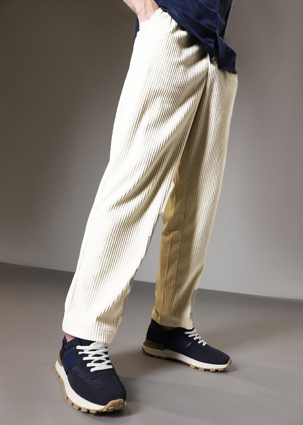 Combo of 2 Men's Caudray Fabric Stylish Pants c5fu54-ny