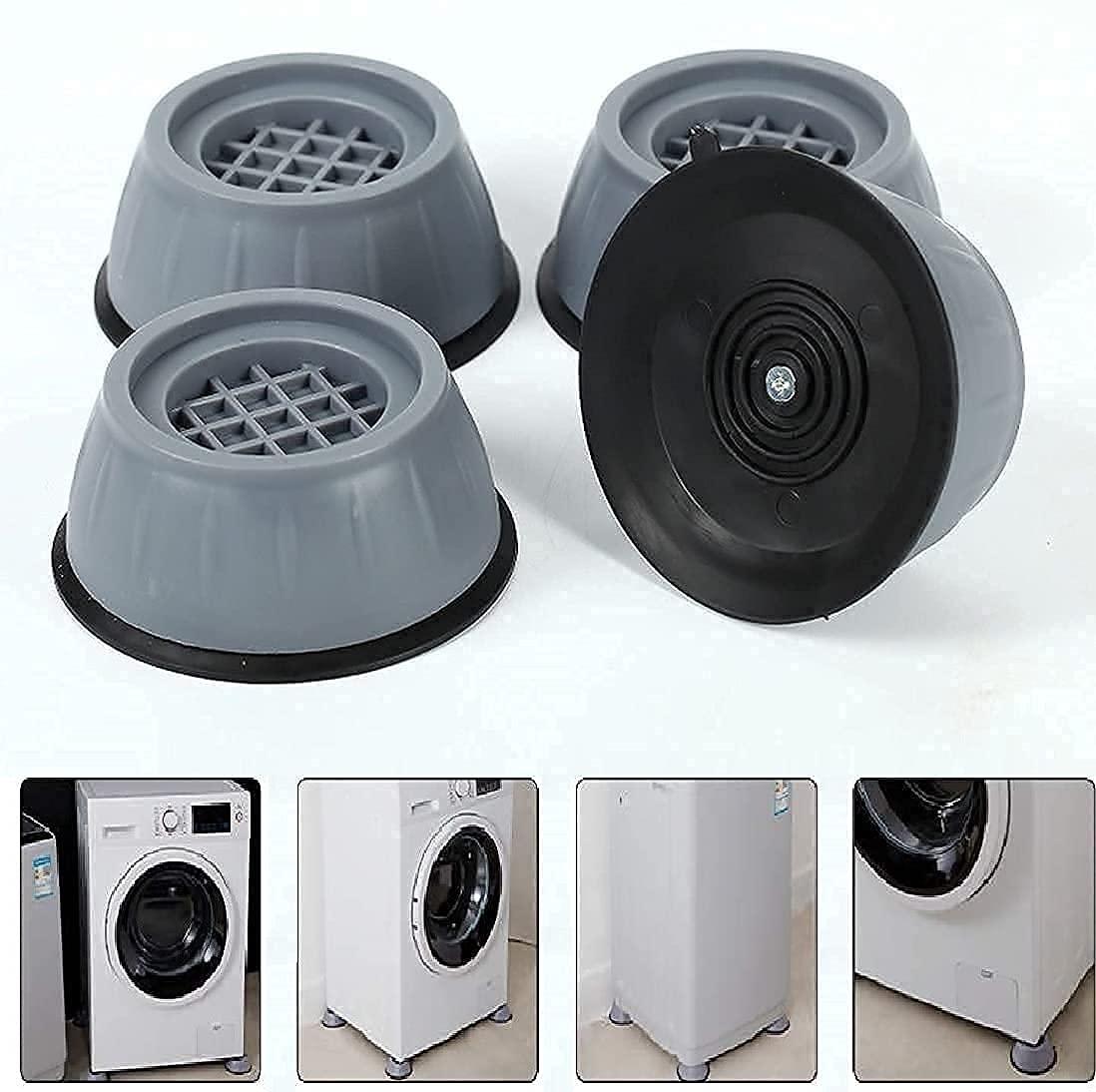 Anti Vibration Pad-Anti-vibration Pads For Washing Machine - 4 Pcs Shock Proof Feet For Washer ? Dryer, Great For Home, Laundry Room, Kitchen, Washer, Dryer, Table, Chair, Sofa, Bed (4 Units) c5fu54-ny