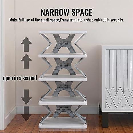 Smart Foldable Shoes Tier Shoe Rack 6 Layer c5fu54-ny