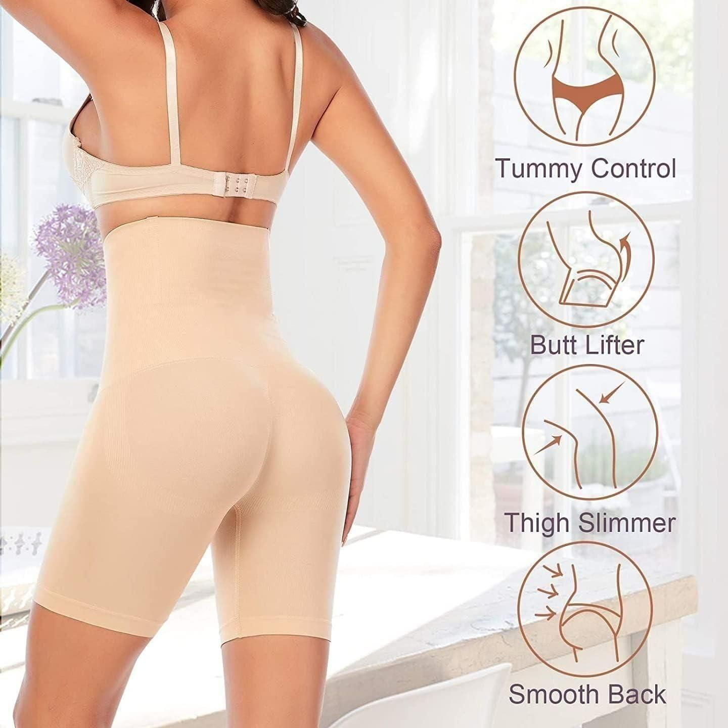 BD 4-in-1 Shaper - Quick Slim Shape Wear Tummy, Back, Thighs, Hips - Black/Efffective Seamless Tummy Tucker c5fu54-ny