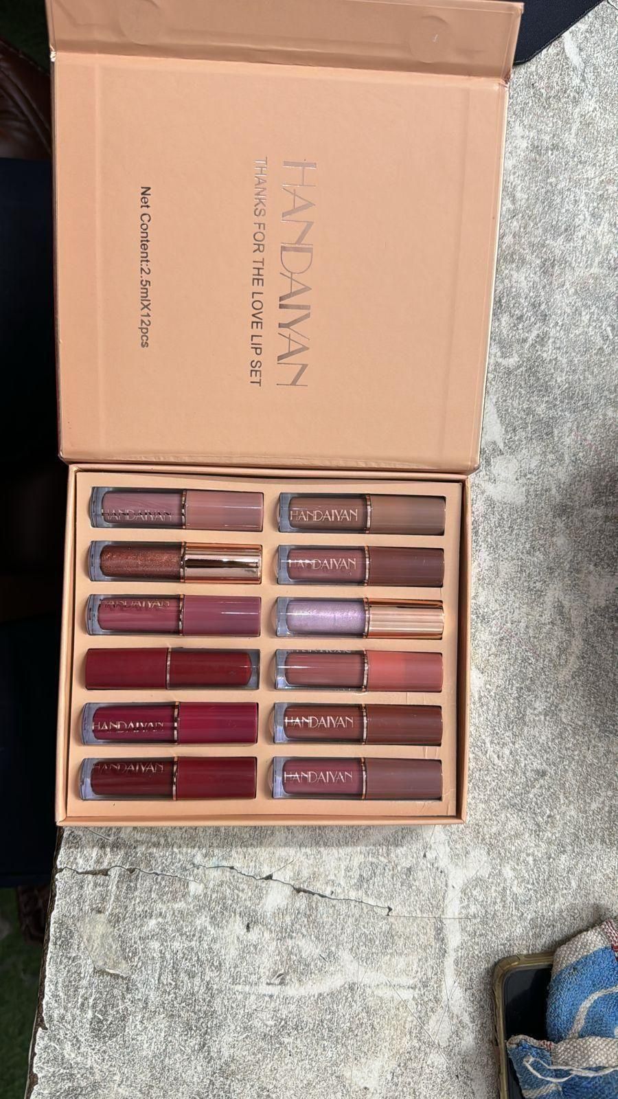 Velvet Matte Liquid Lipstick Set 12Pcs c5fu54-ny