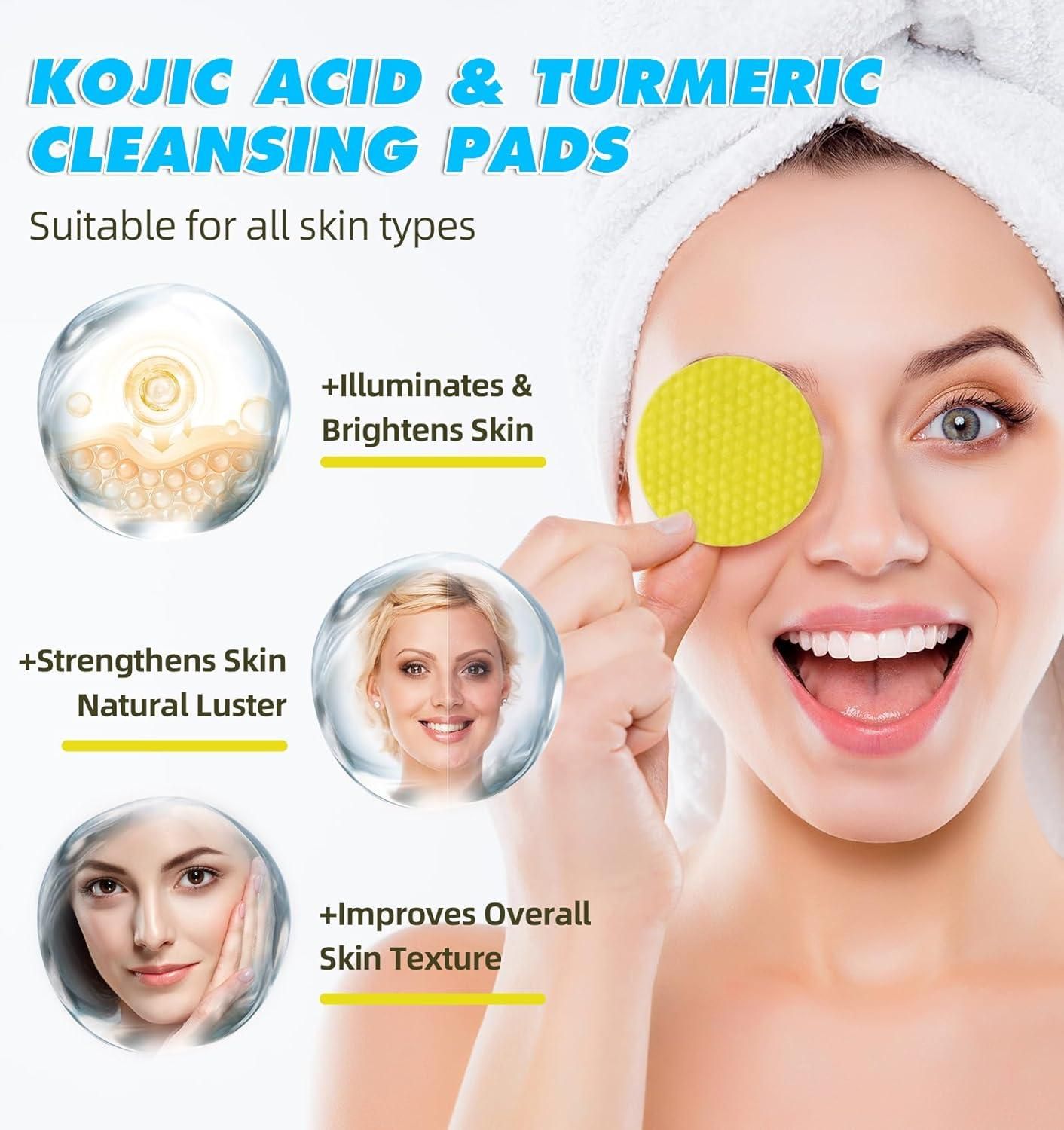 Turmeric Kojic Acid Cleansing Pads c5fu54-ny