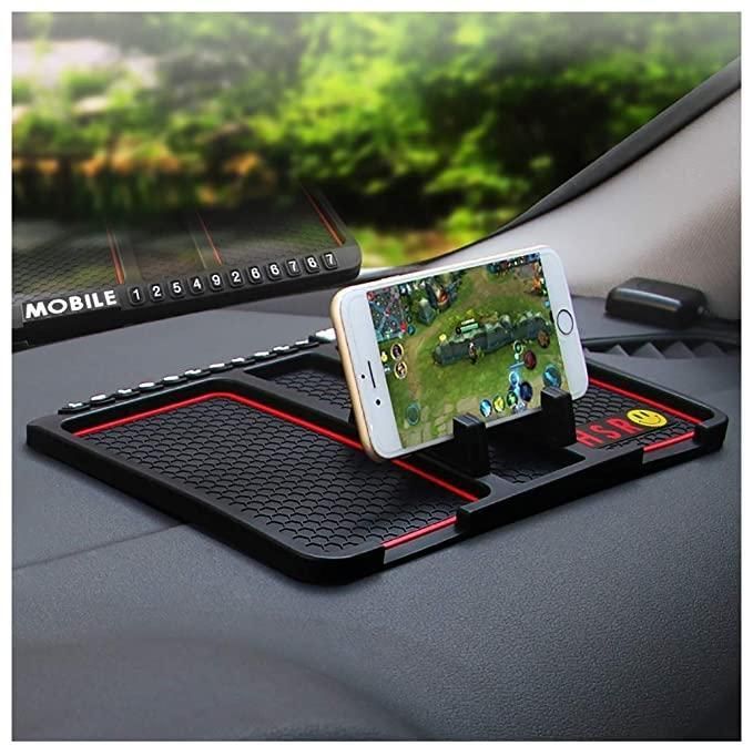 HSR Car Accessories Multifunction Phone GPS Holder Anti-Slip Silicone Pad and Car Mobile Holders for Car Dashboard c5fu54-ny