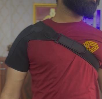 SPOSAFE Shoulder Support Back Brace c5fu54-ny