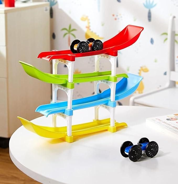 Ramp Racer , Multi level Ramp Racing Car Toy Set c5fu54-ny