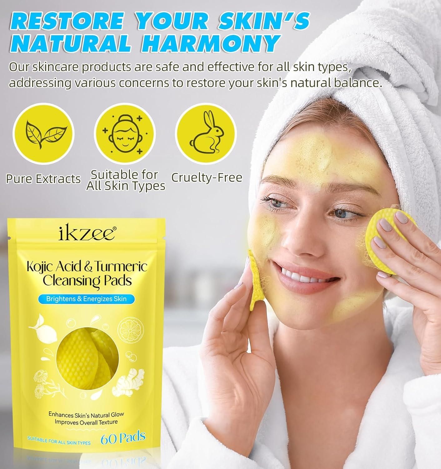 Turmeric Kojic Acid Cleansing Pads c5fu54-ny