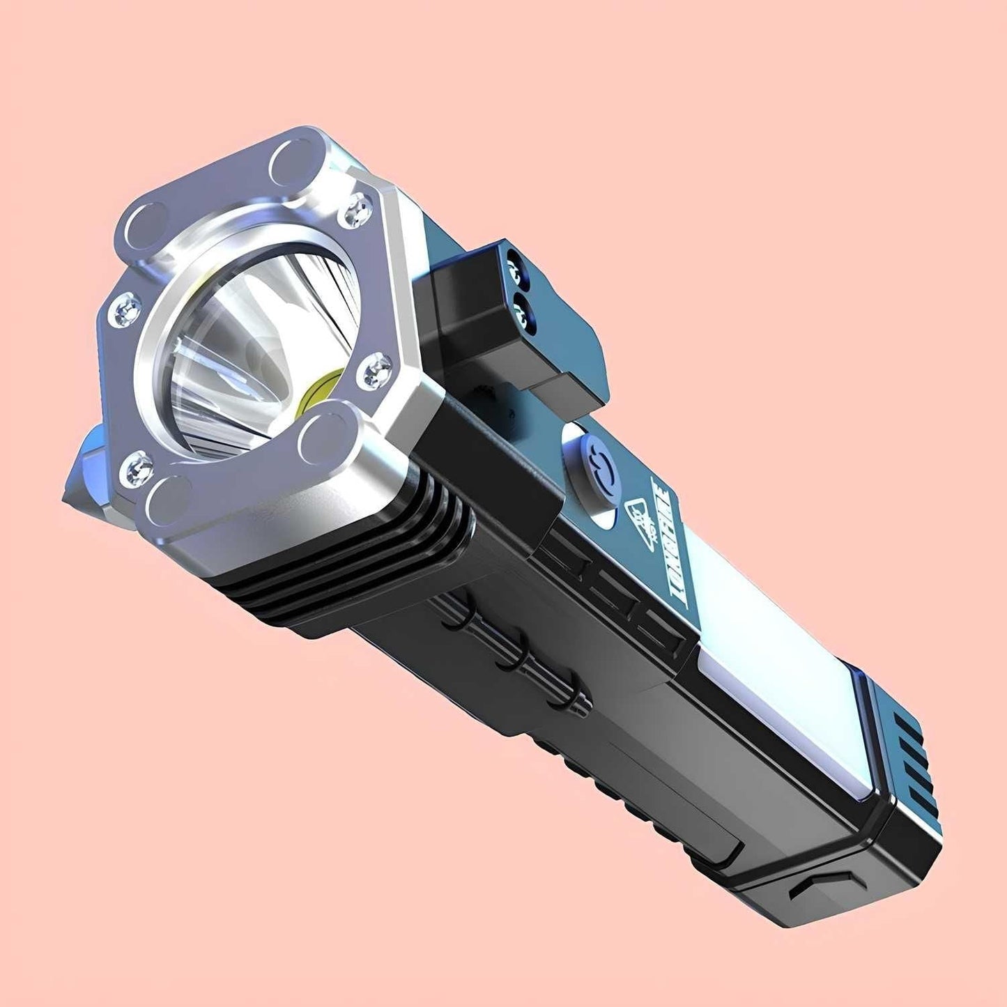 Portable Rechargeable Torch LED Flashlight c5fu54-ny