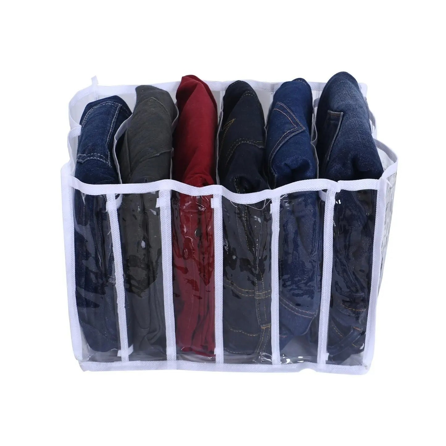 6 Grids Folding Clothes Organizer c5fu54-ny