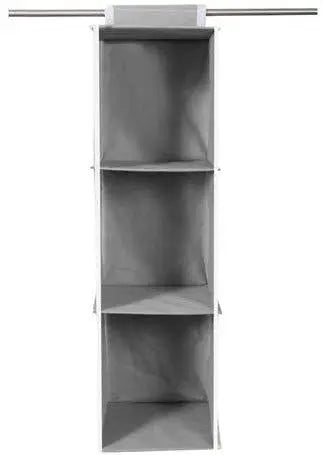Cloth Organizer - Hanging 3 Shelves Wardrobe Organizer c5fu54-ny