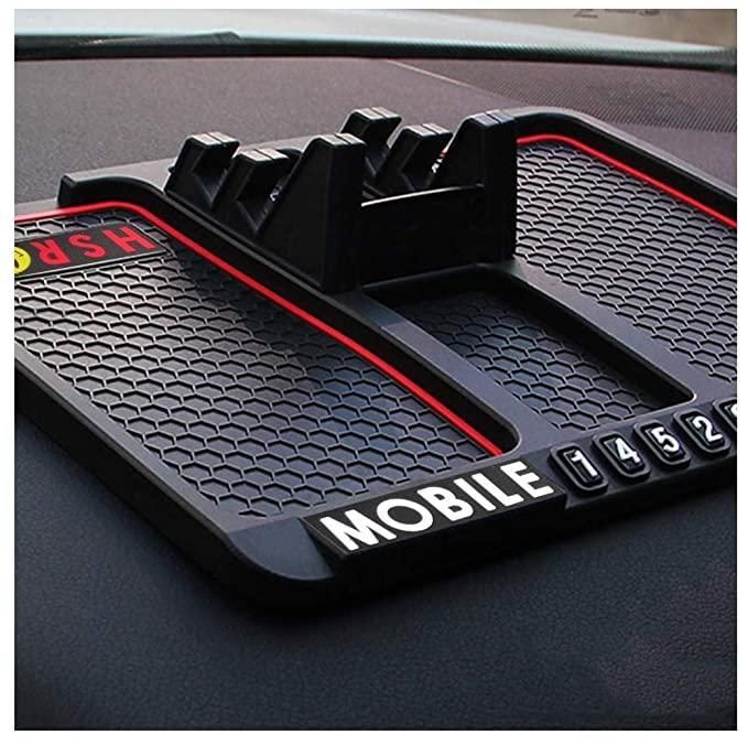 HSR Car Accessories Multifunction Phone GPS Holder Anti-Slip Silicone Pad and Car Mobile Holders for Car Dashboard c5fu54-ny