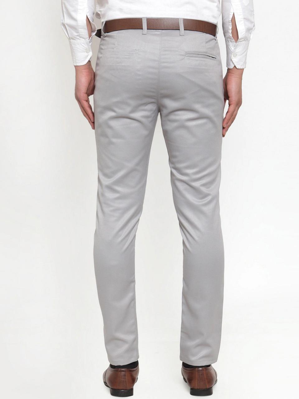 Stretchable Lycra Solid Slim Fit Mens Formal Trouser c5fu54-ny