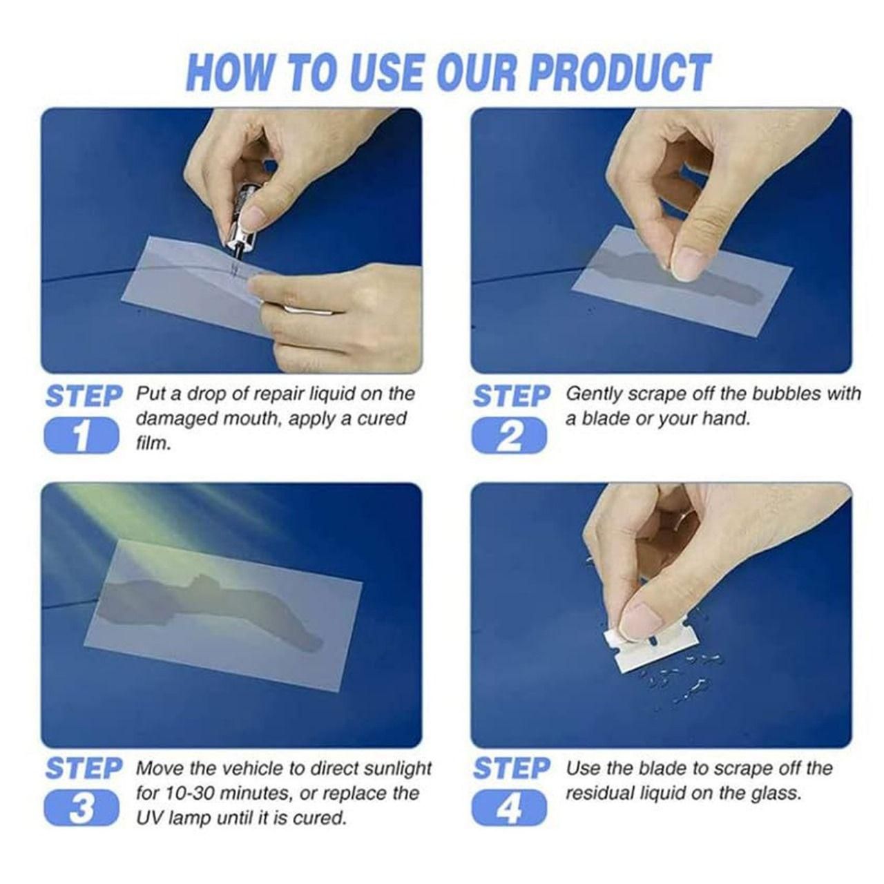 Glass Repair Kit Pack of 2 c5fu54-ny