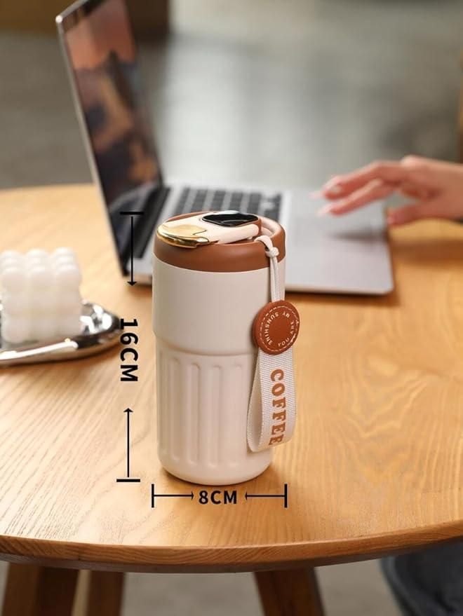 Stainless Steel Hot and Cold Vacuum Insulated Temperature Display Coffee Mug c5fu54-ny