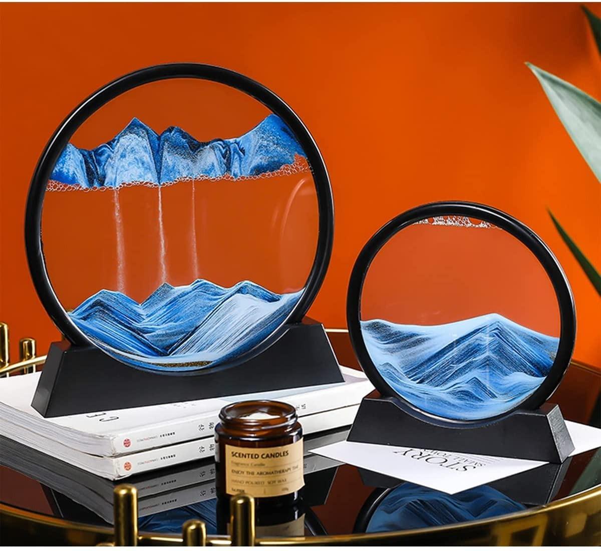 Relaxing Kinetic Sandscape Art Table Desk c5fu54-ny