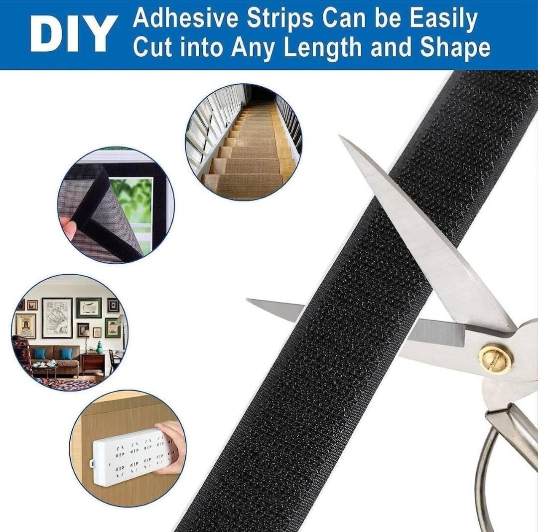 Hook & Loop Adhesive Tape (5 Mtr) c5fu54-ny