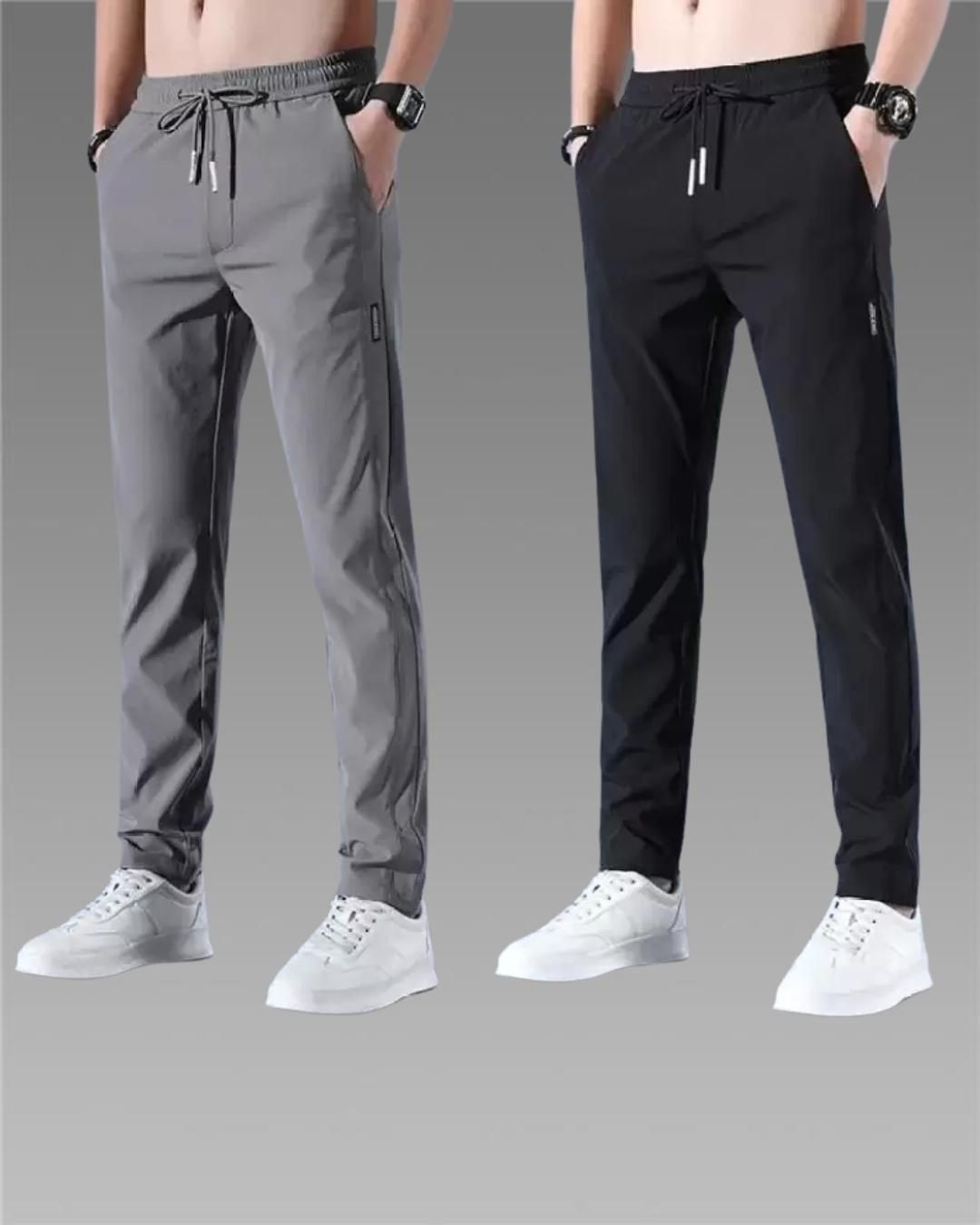 Men's NS Lycra Track Pants- Pack of 2 c5fu54-ny