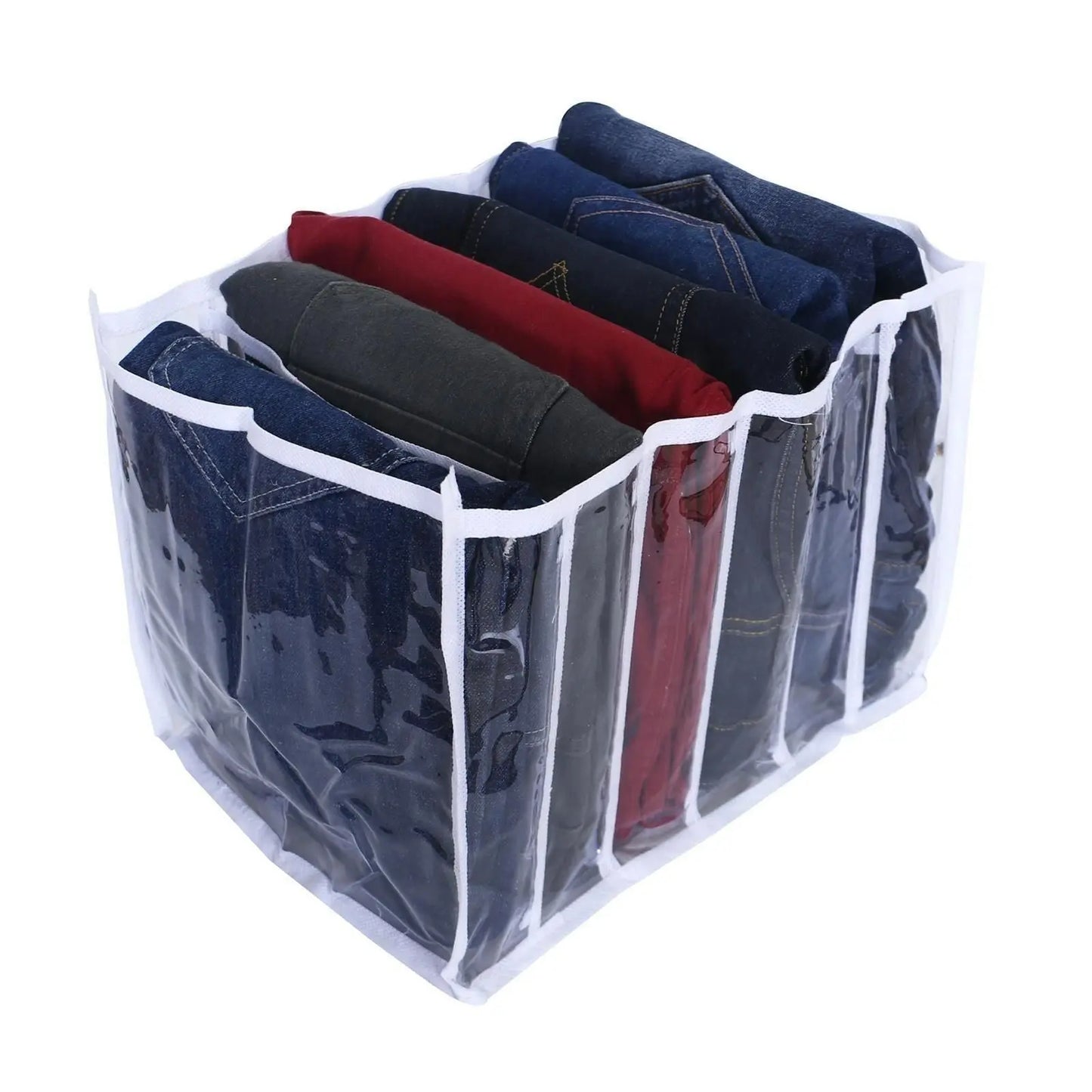 6 Grids Folding Clothes Organizer c5fu54-ny