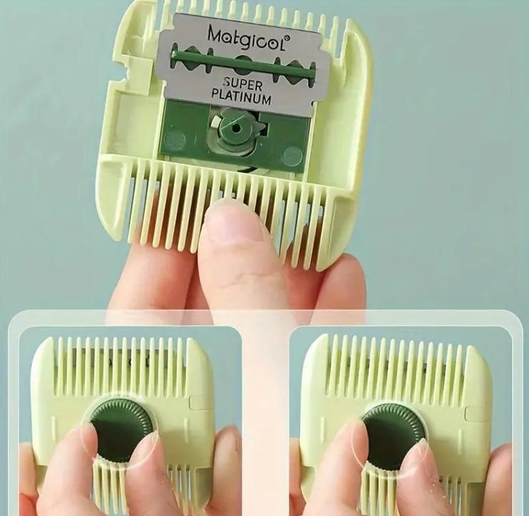 Two In One Hair Clipper And Hair Comb Portable Hair Trimming Tool c5fu54-ny