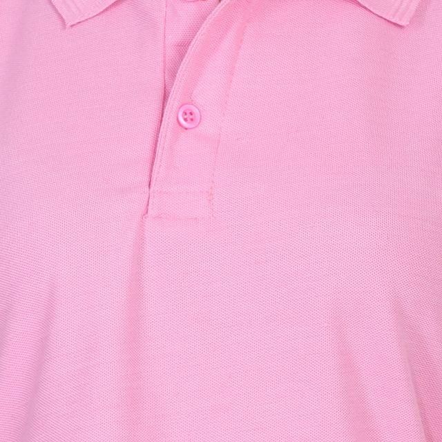 Ketex Pink Cotton Blend Polo Neck Tshirt c5fu54-ny