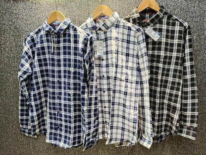 Men's Cotton Check Print Casual Shirt (Combo of 3) c5fu54-ny