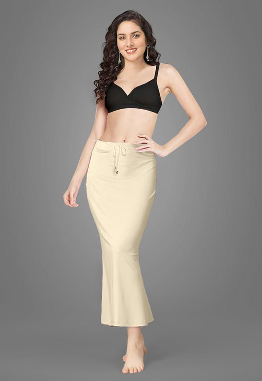 Mehrang Lycra Saree Shapewear Petticoat for Women c5fu54-ny