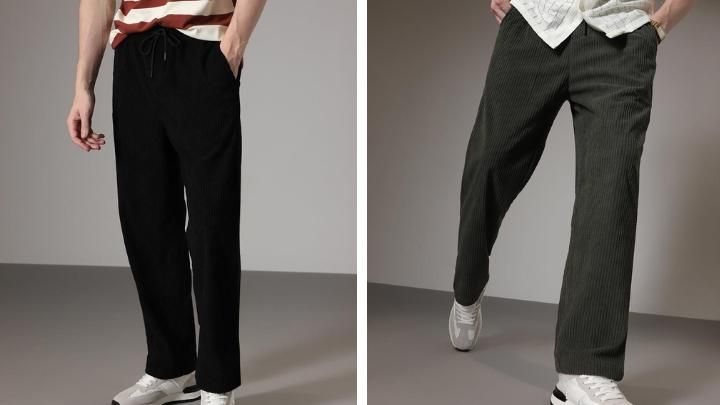 Combo of 2 Men's Caudray Fabric Stylish Pants c5fu54-ny