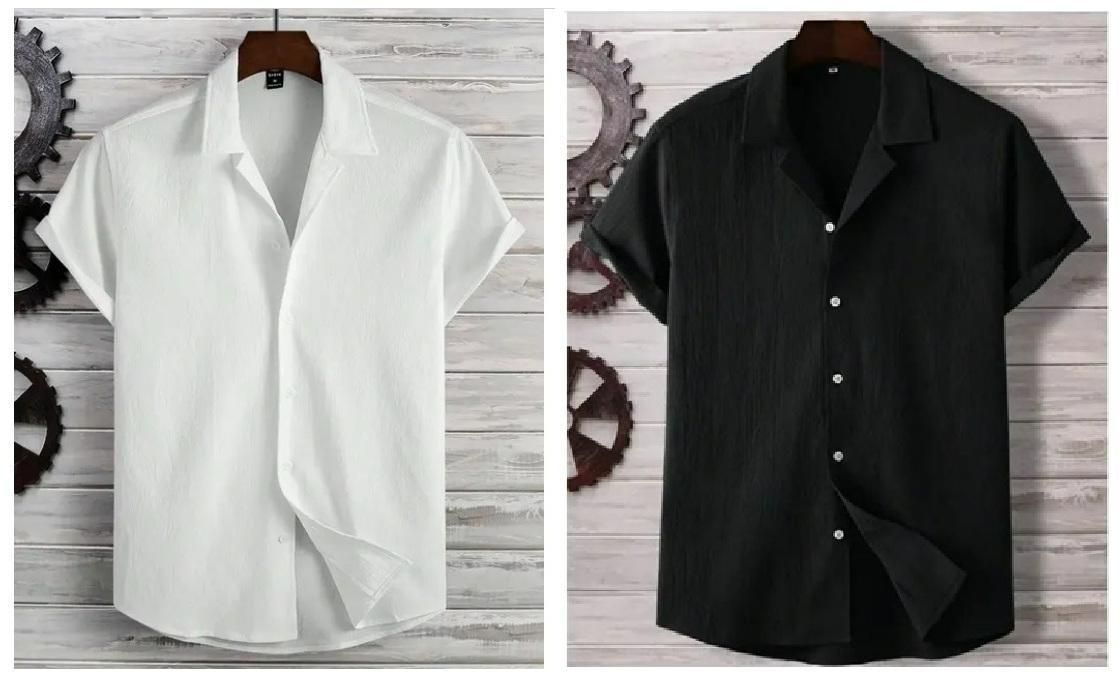 Men's Ice Silk Quick-Drying Shirt Combo of 2 c5fu54-ny