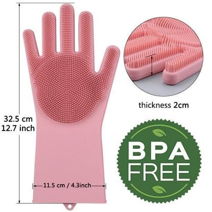 Cleaning Gloves - Magic Silicon Cleaning Gloves c5fu54-ny