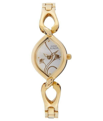 Titan Analog Silver Dial Women's Watch c5fu54-ny