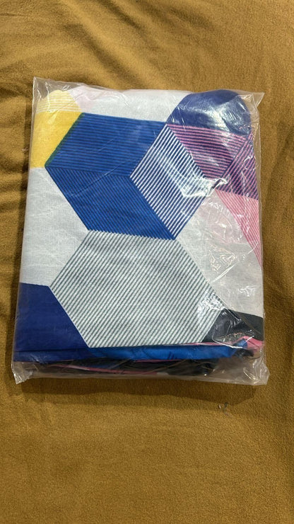 1 Double Bedsheet with 2 Pillow Covers c5fu54-ny