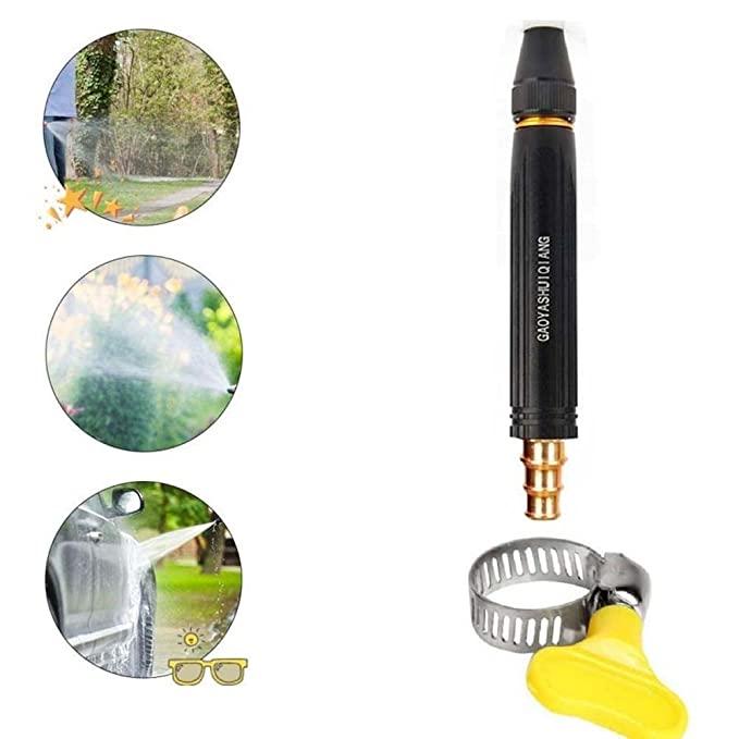 Portable High Pressure Washing Water Nozzle (Black) c5fu54-ny