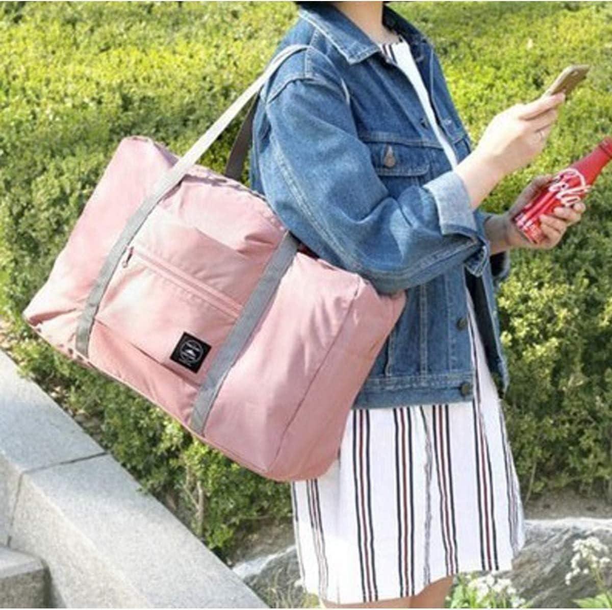 Foldable Travel Bag Tote Lightweight Waterproof Duffel Bag c5fu54-ny