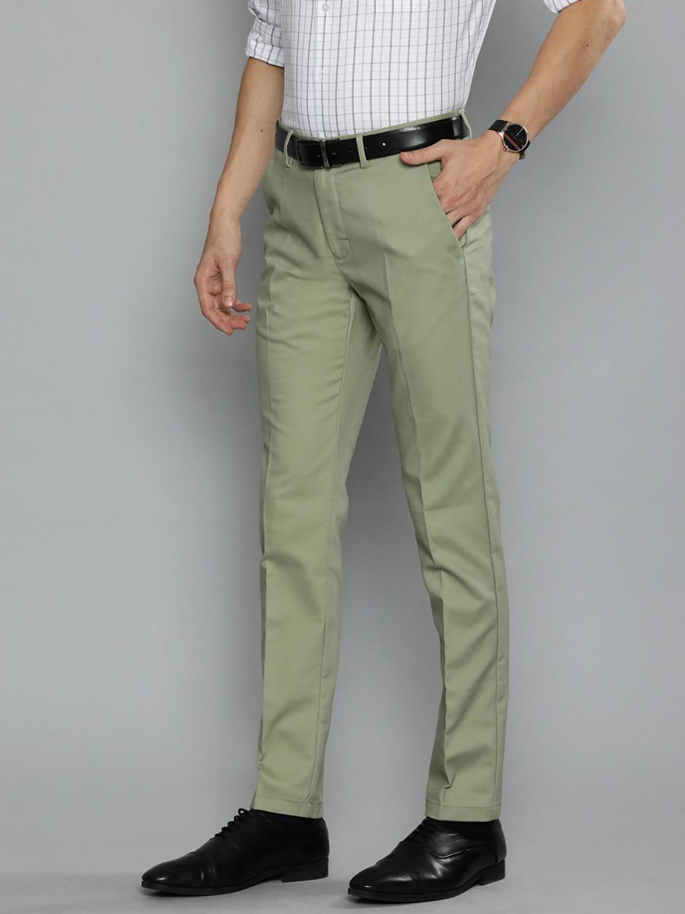 Stretchable Lycra Solid Slim Fit Mens Formal Trouser c5fu54-ny